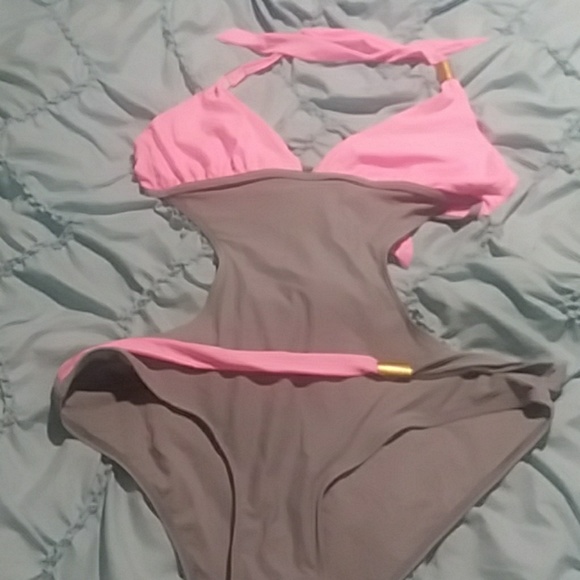 Other - Pink and Grey Sexy Monokini